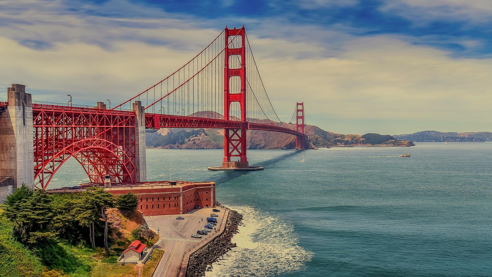 Golden Gate Brücke in USA