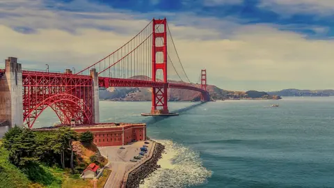 Golden Gate Brücke in USA